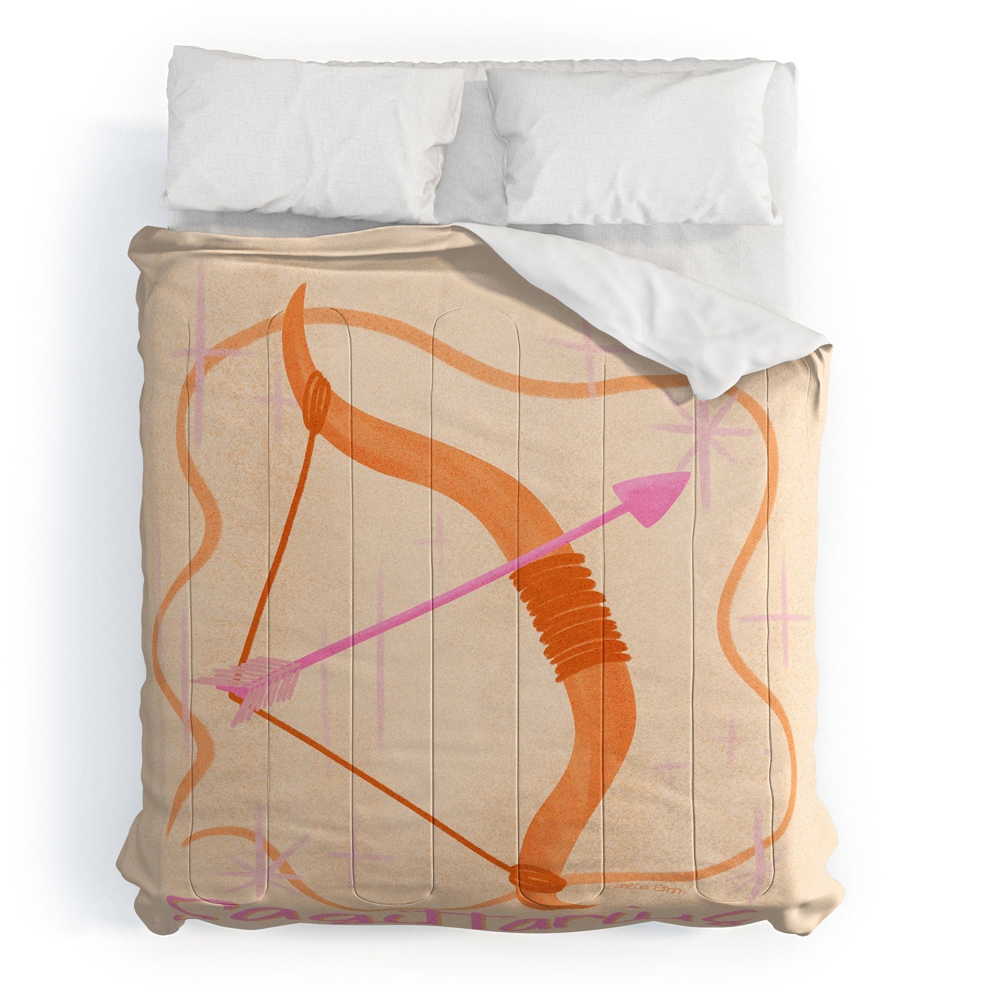 Little Om Zodiac Sign Sagittarius Comforter