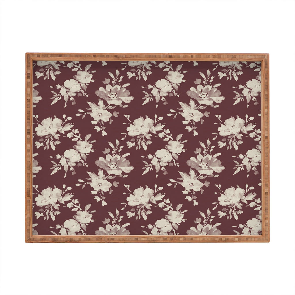 Marta Barragan Camarasa Antique Petal Romance Rectangular Tray