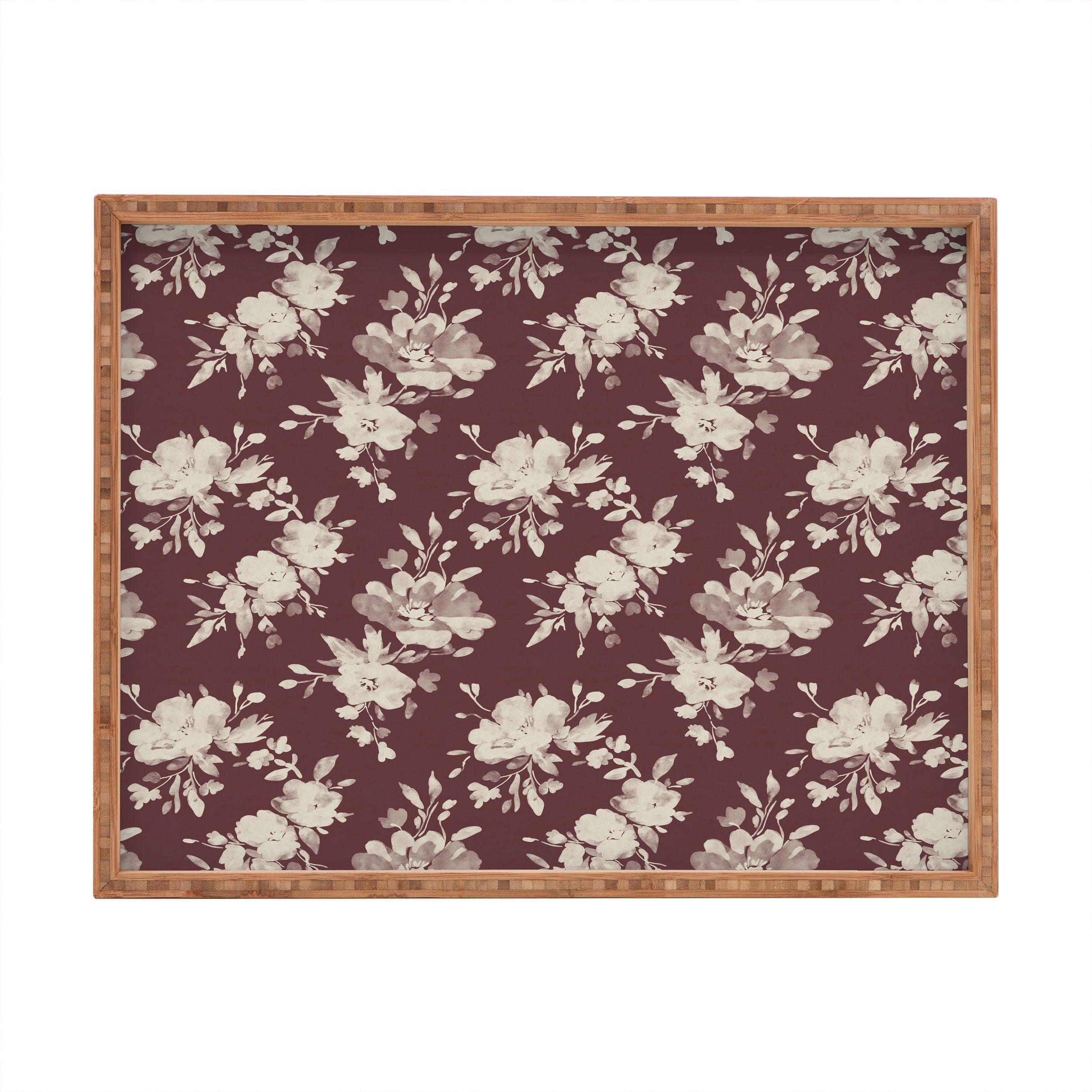 Marta Barragan Camarasa Antique Petal Romance Rectangular Tray