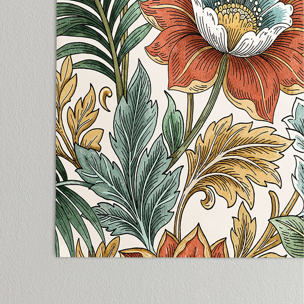 Marta Barragan Camarasa Retro Jungle Garden Poster