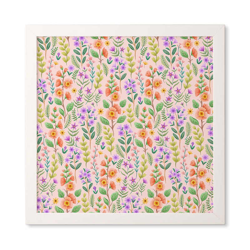 Pimlada Phuapradit Ditsy Spring Floral Framed Wall Art