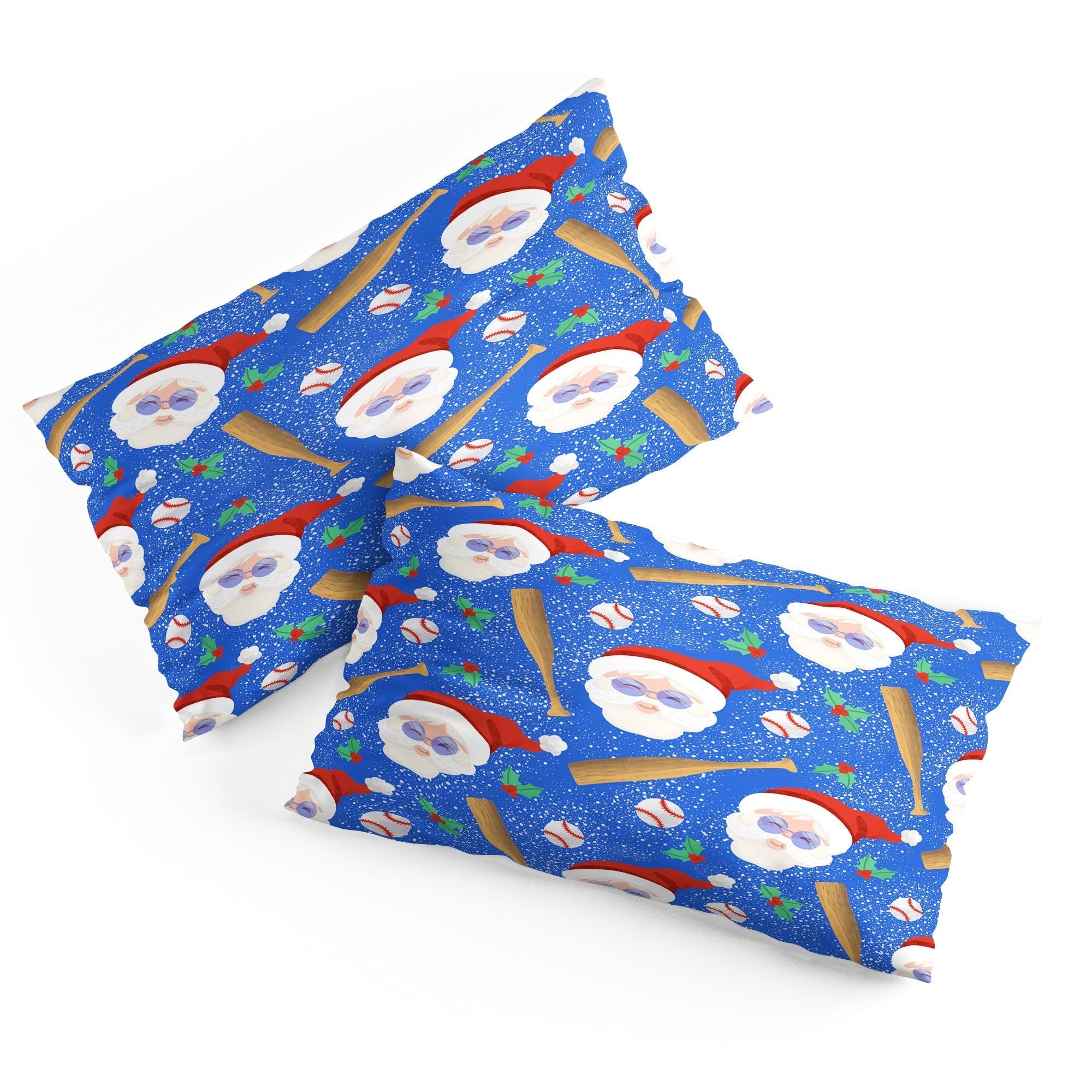 Design by Spark Sporty Baseball Santa Pillow Shams
