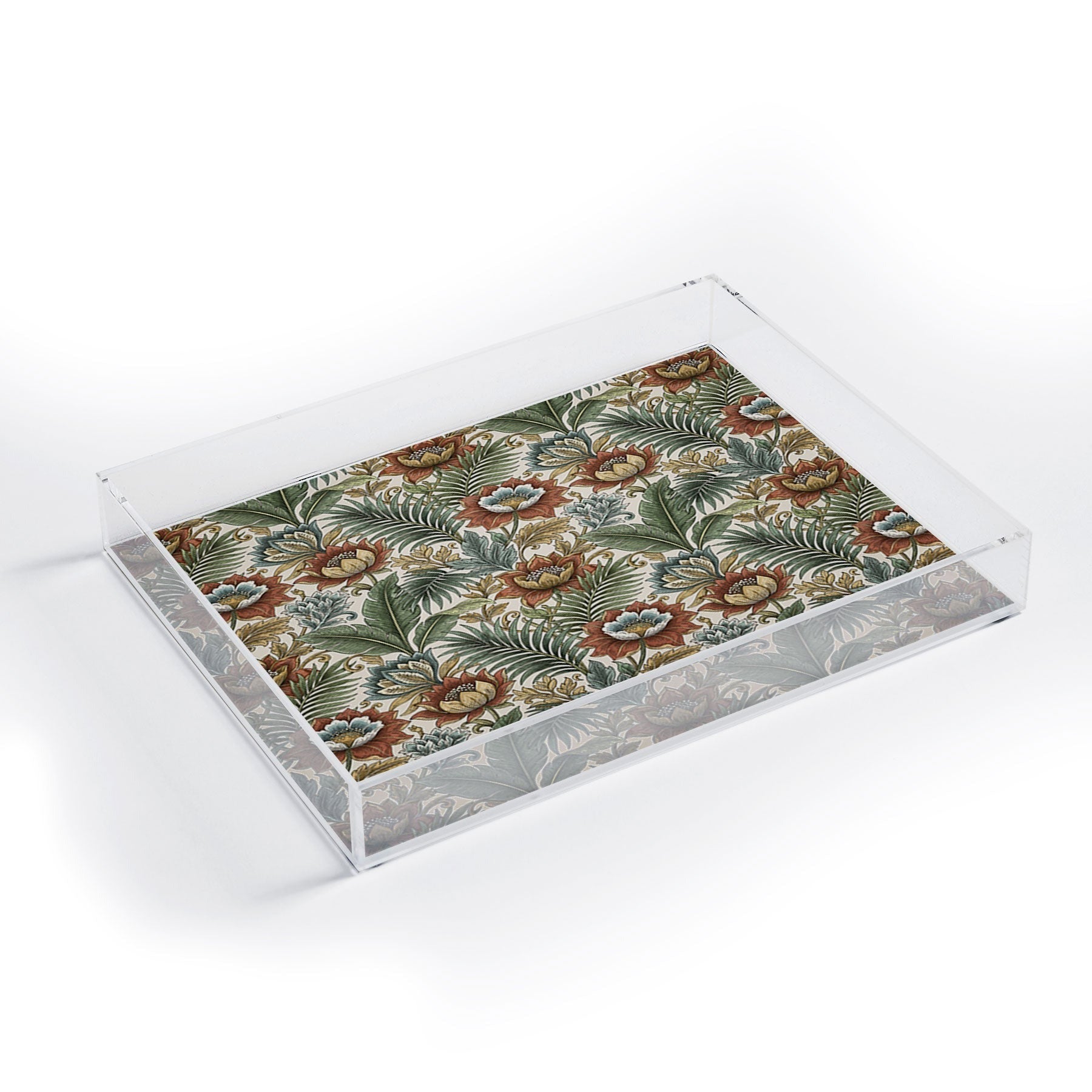 Marta Barragan Camarasa Retro Jungle Garden Acrylic Tray