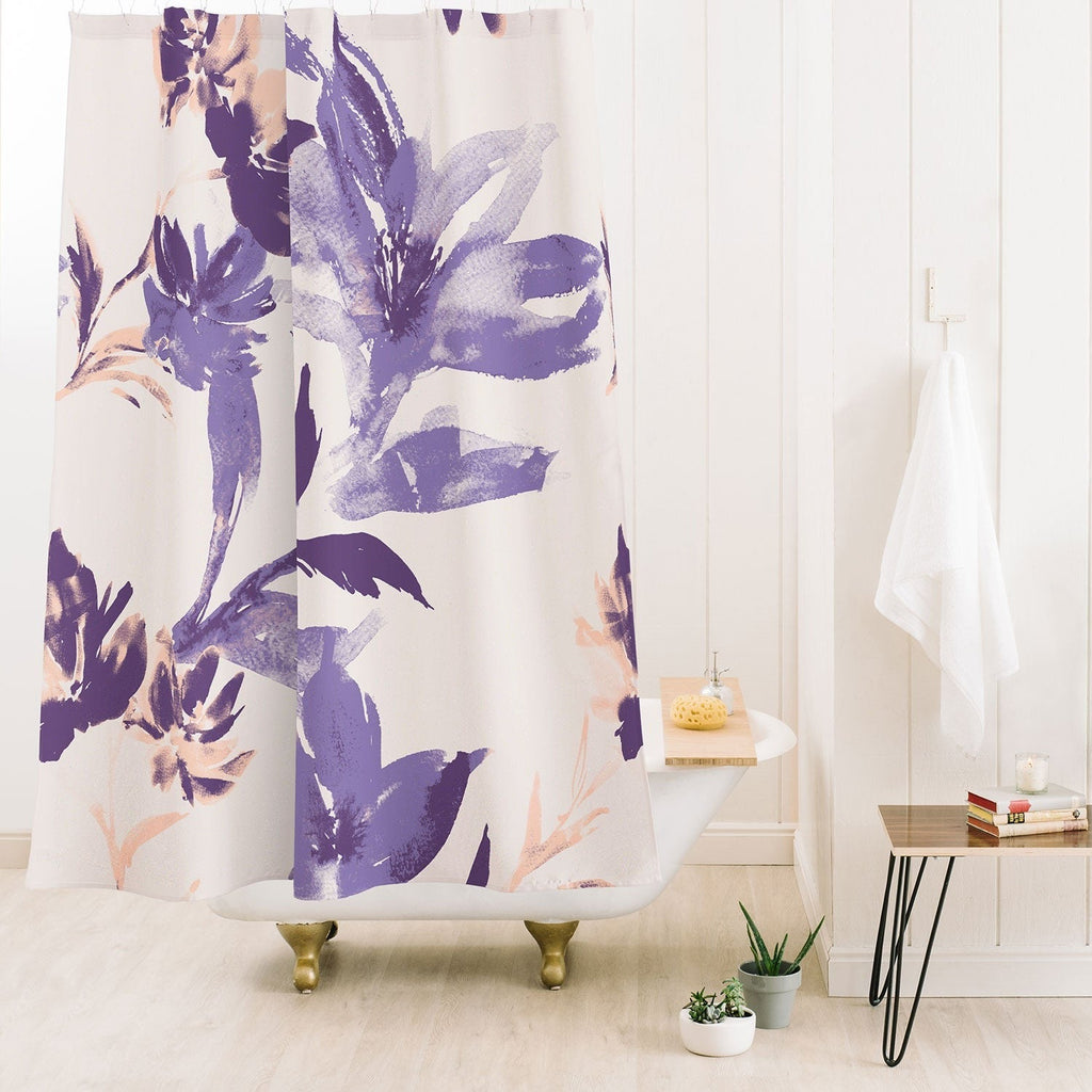 Gabriela Fuente Emma Classic Floral Shower Curtain