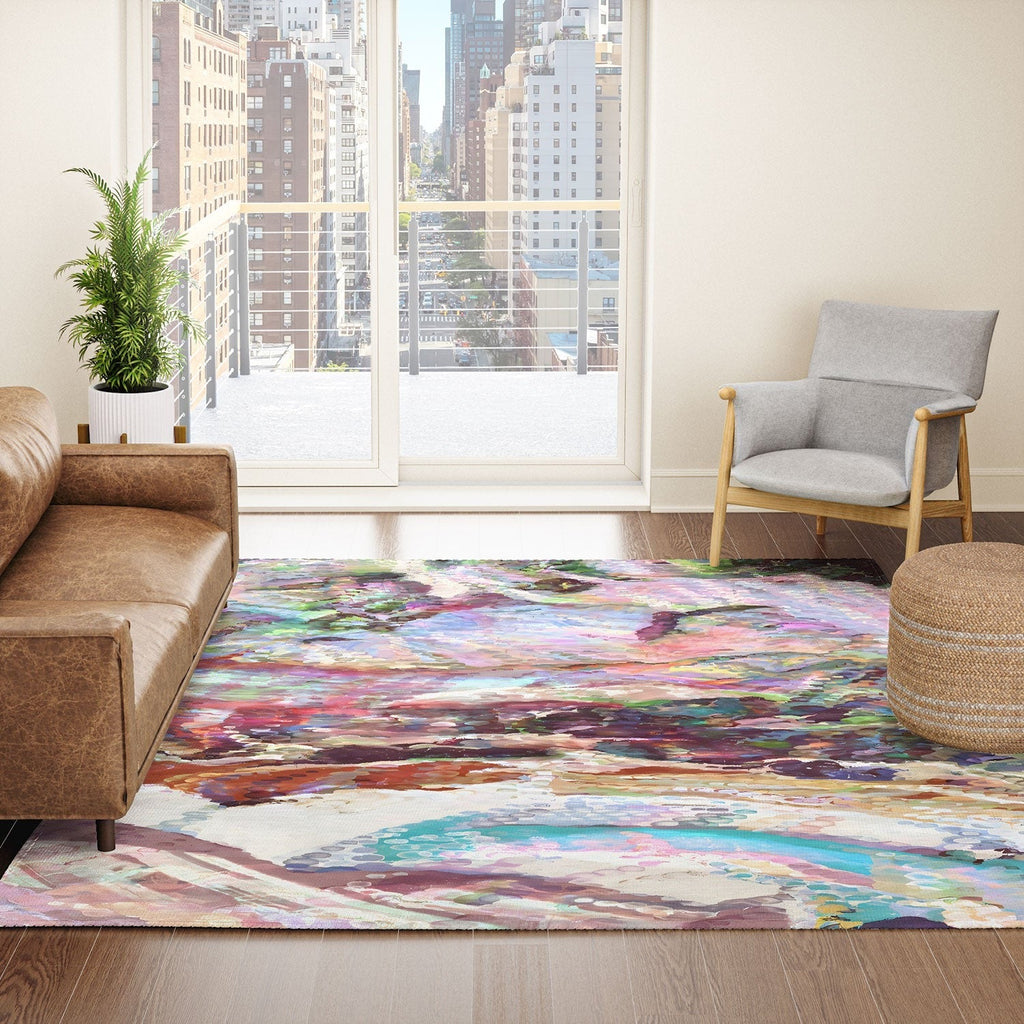 83 Oranges Sequin Haze Area Rug