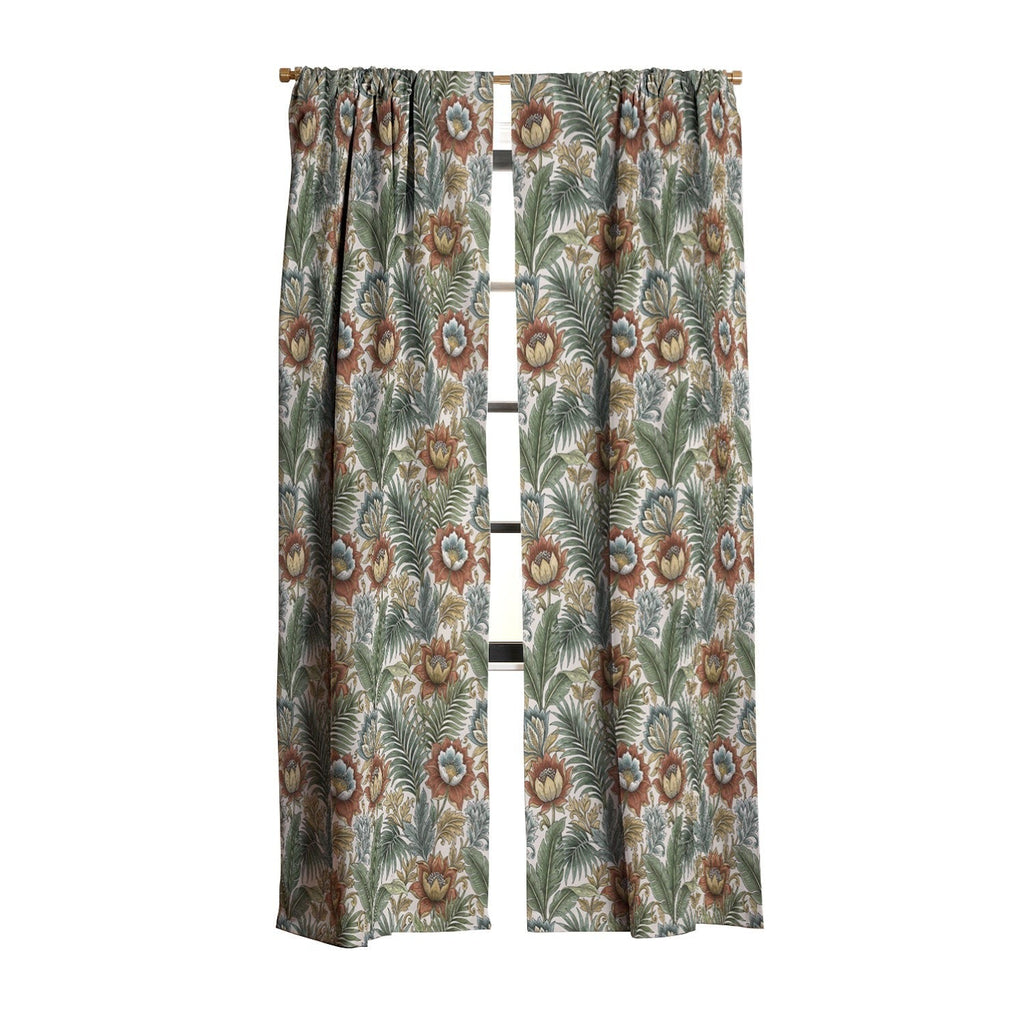 Marta Barragan Camarasa Retro Jungle Garden Blackout Window Curtain