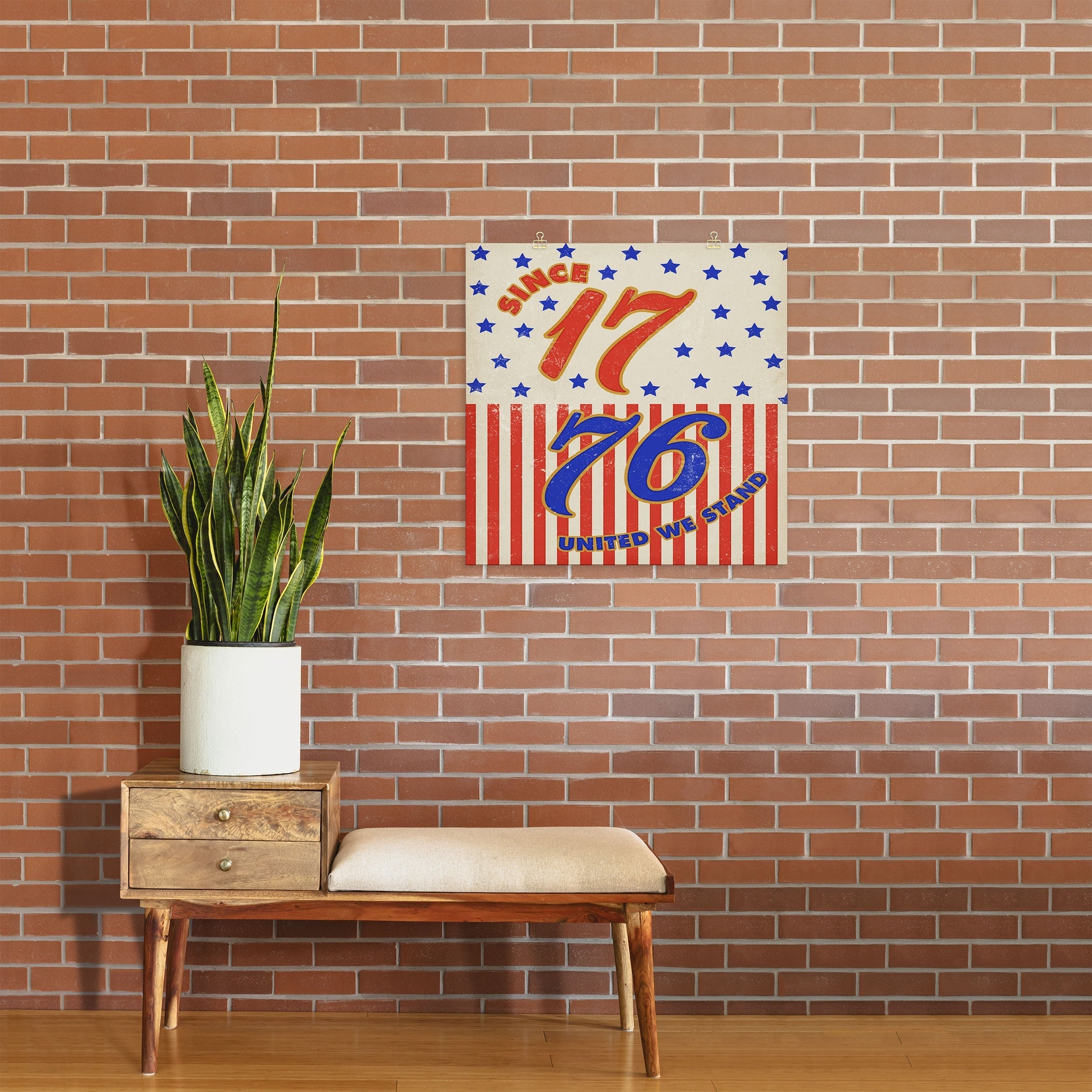 DENY Designs 1776 Stars Art Print