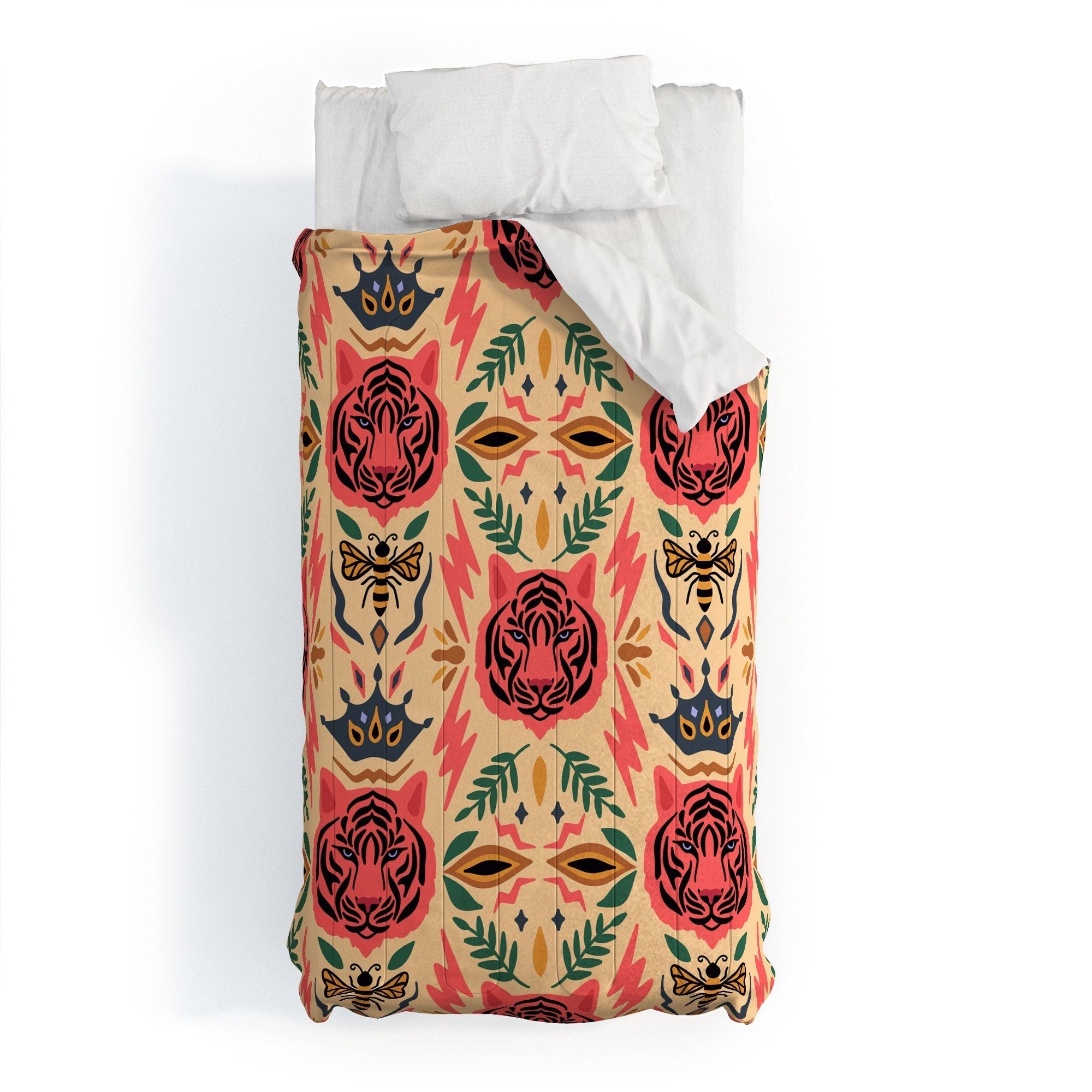Design by Spark Tigress Queen Bee Comforter