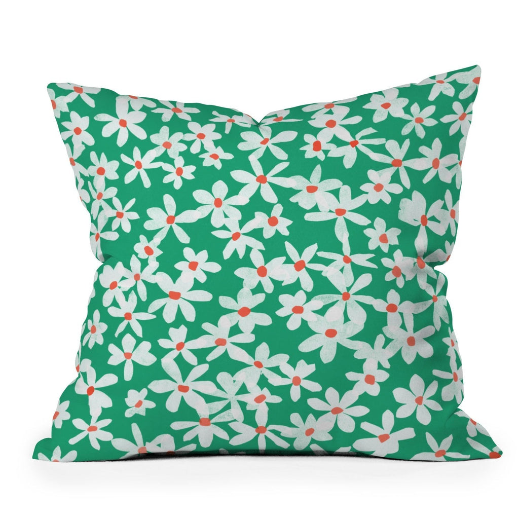 Garima Dhawan wildflowers 15 Outdoor Throw Pillow