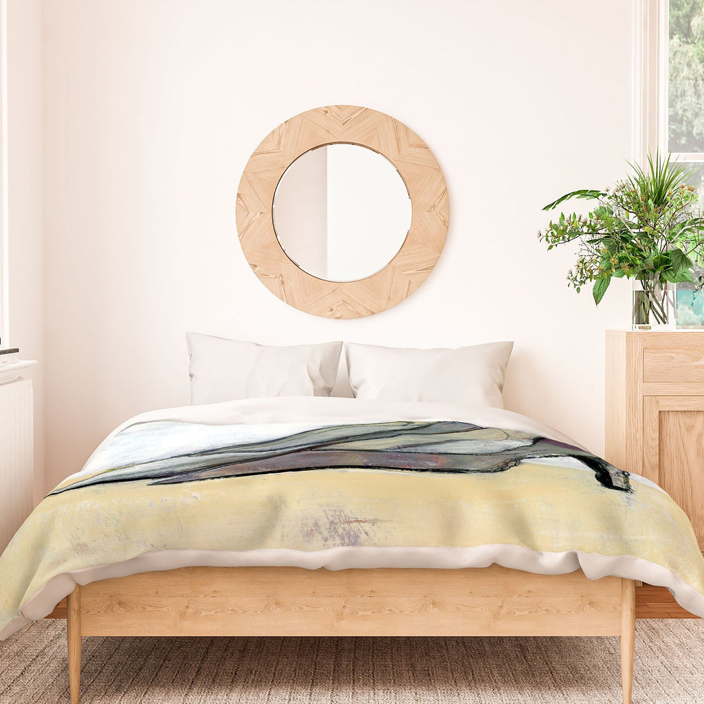 Sophia Buddenhagen Grey Stiletto Duvet Cover