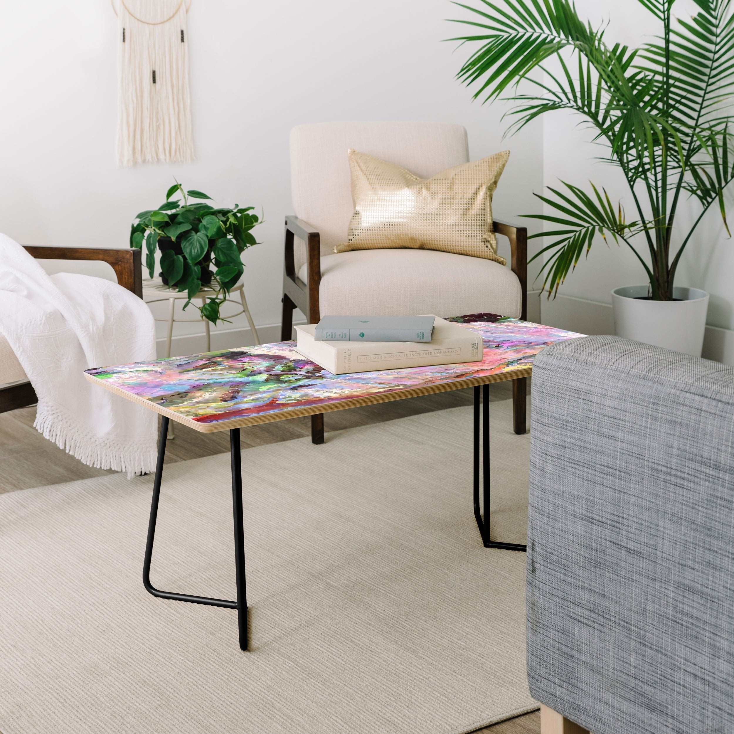 83 Oranges Sequin Haze Coffee Table