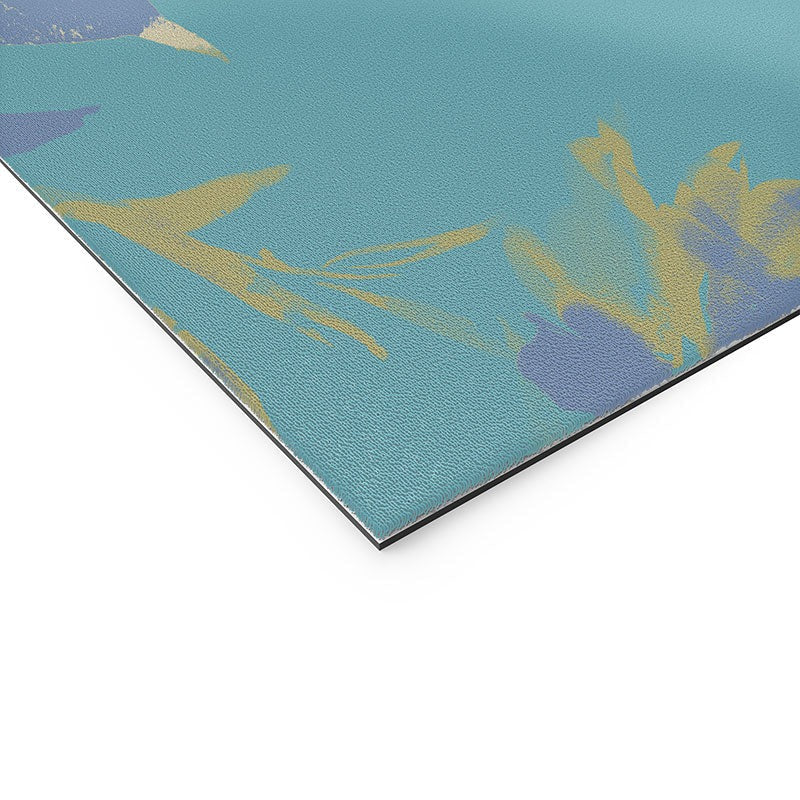 Gabriela Fuente Emma Blue Welcome Mat