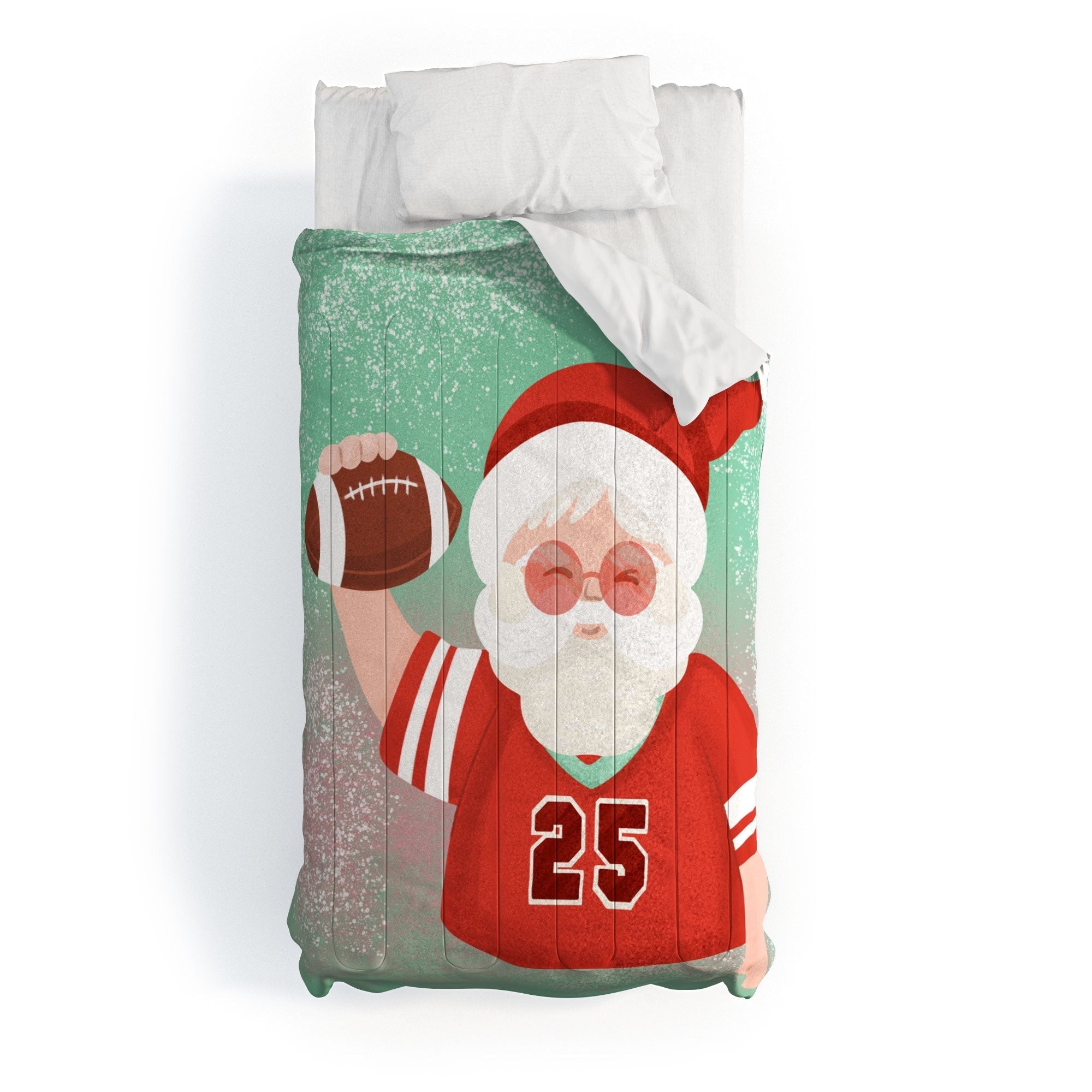 Design by Spark Sporty Football Santa Comforter