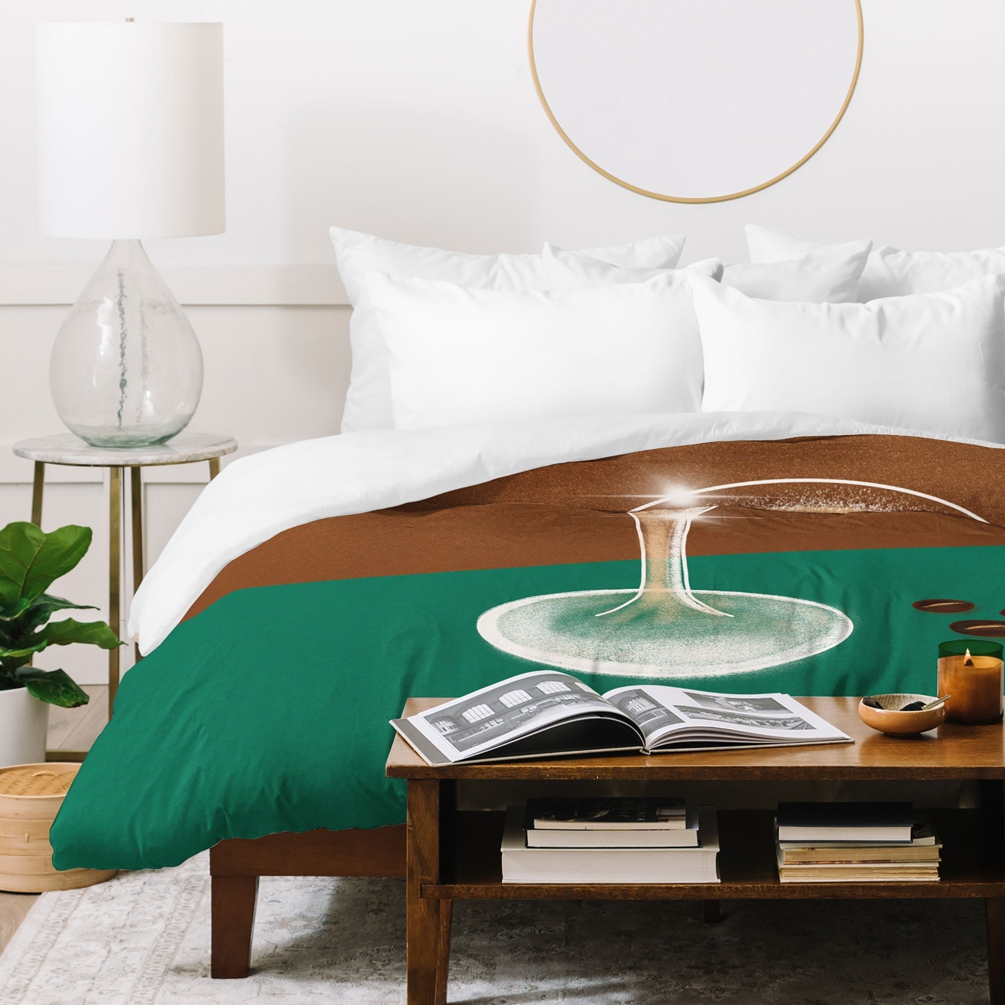 Design by Spark Expresso Martini Coffee Beans Duvet Cover