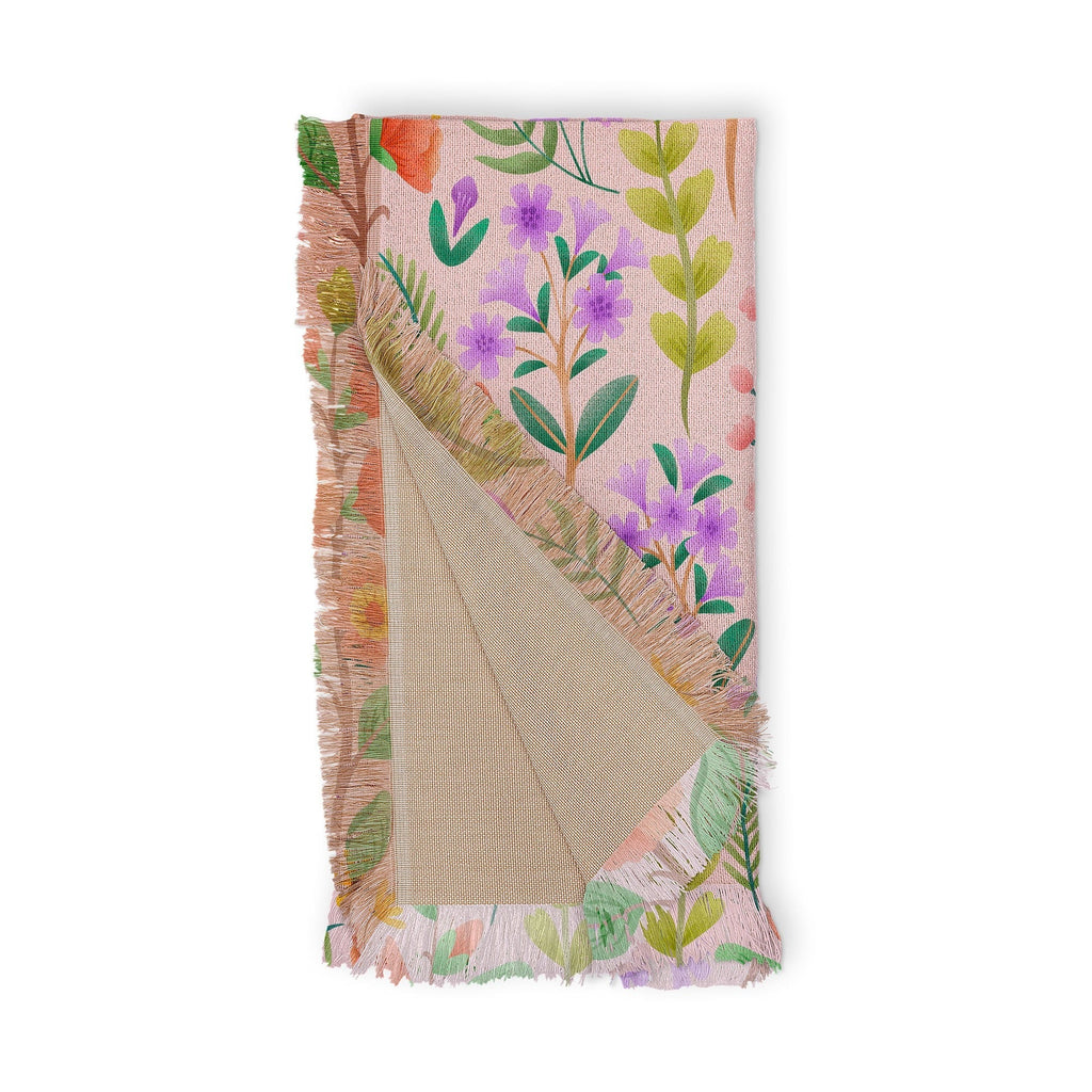 Pimlada Phuapradit Ditsy Spring Floral Throw Blanket