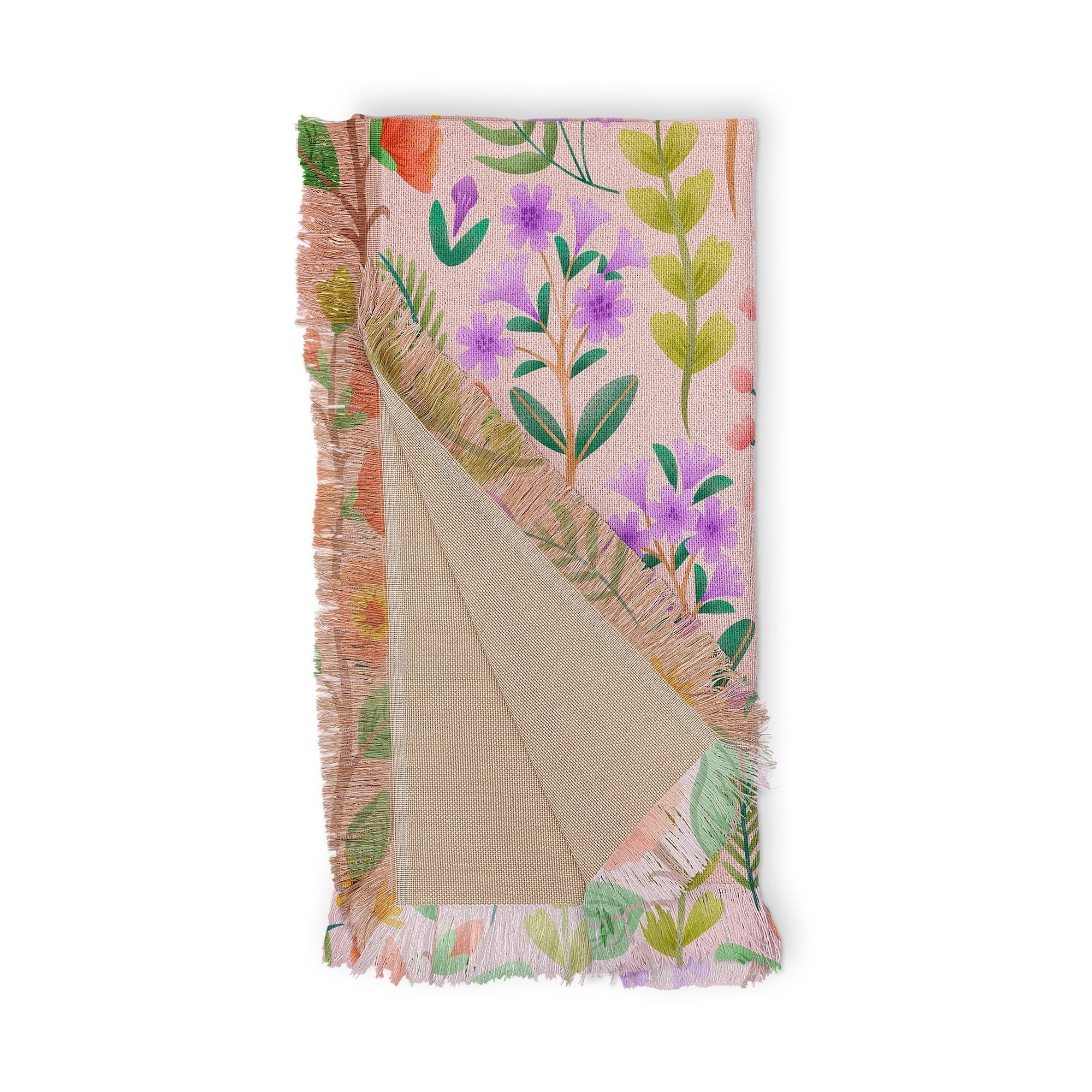 Pimlada Phuapradit Ditsy Spring Floral Throw Blanket