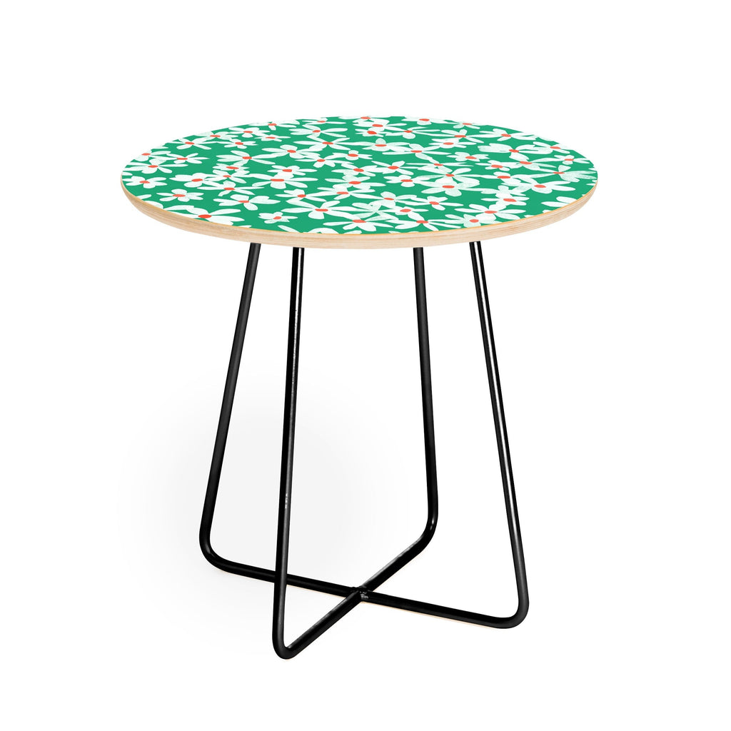 Garima Dhawan wildflowers 15 Round Side Table