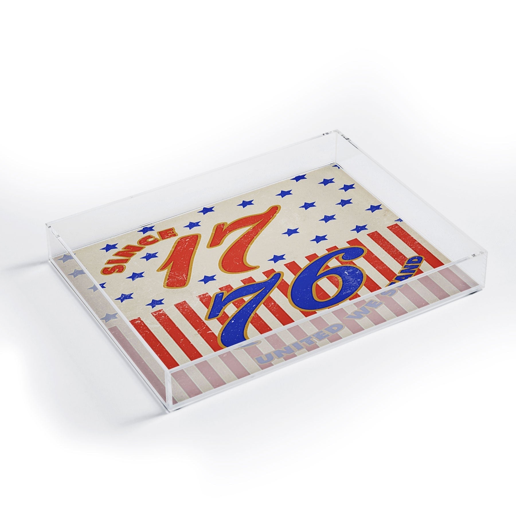 DENY Designs 1776 Stars Acrylic Tray