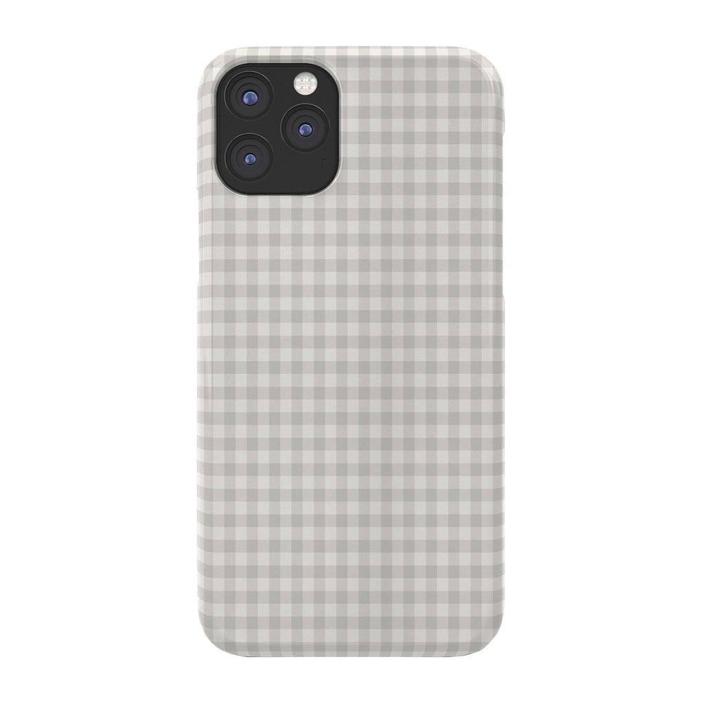 Colour Poems Gingham Plaid Pattern Cloud White Phone Case