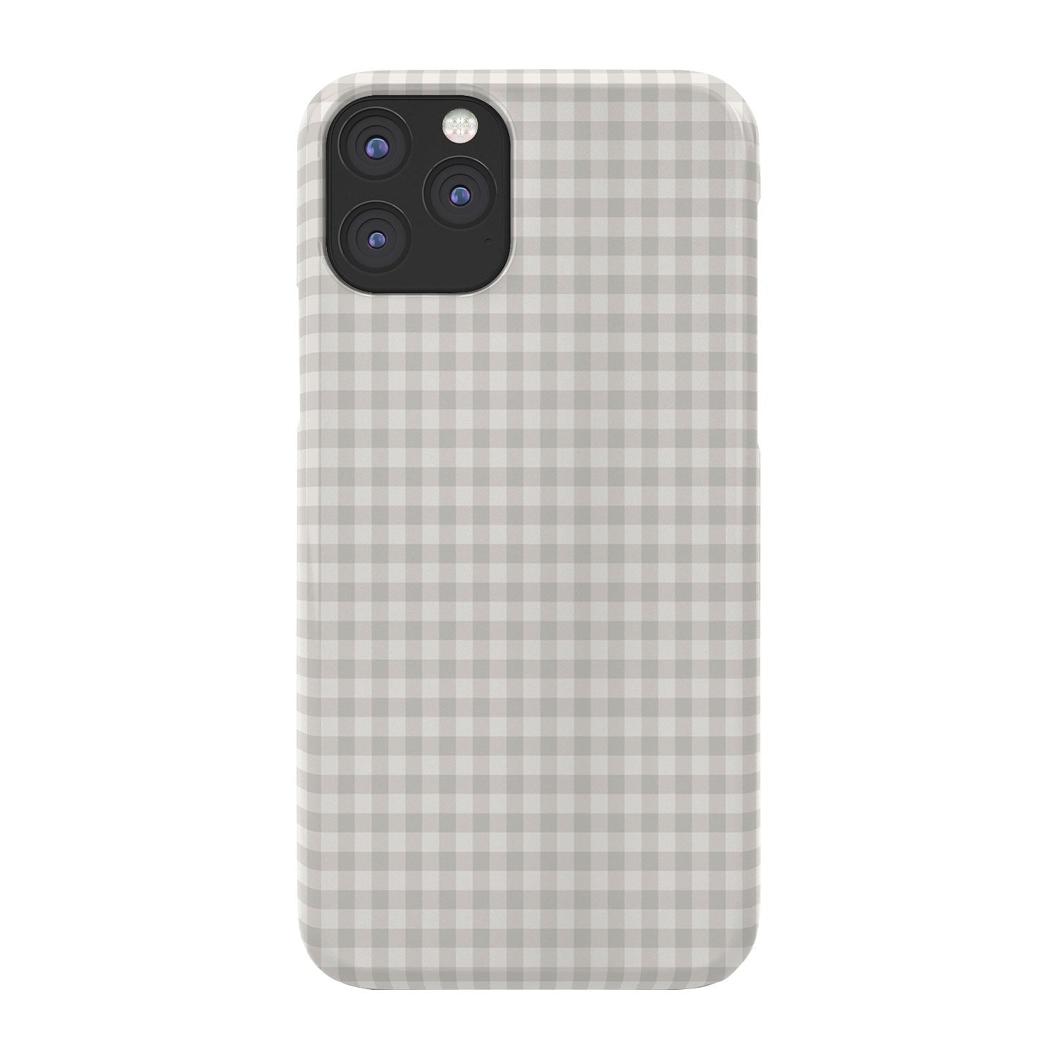 Colour Poems Gingham Plaid Pattern Cloud White Phone Case