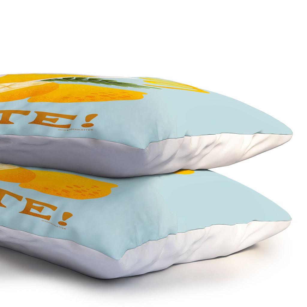 Jessica Molina Limoncello Cocktail Pillow Shams