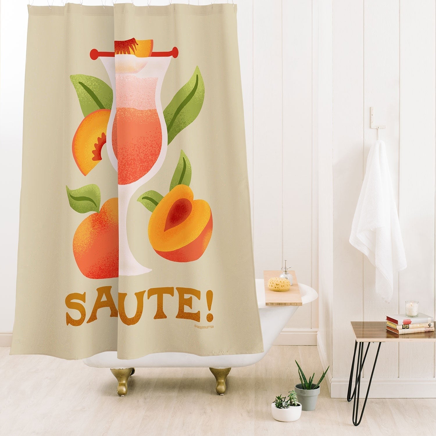 Jessica Molina Bellini Shower Curtain