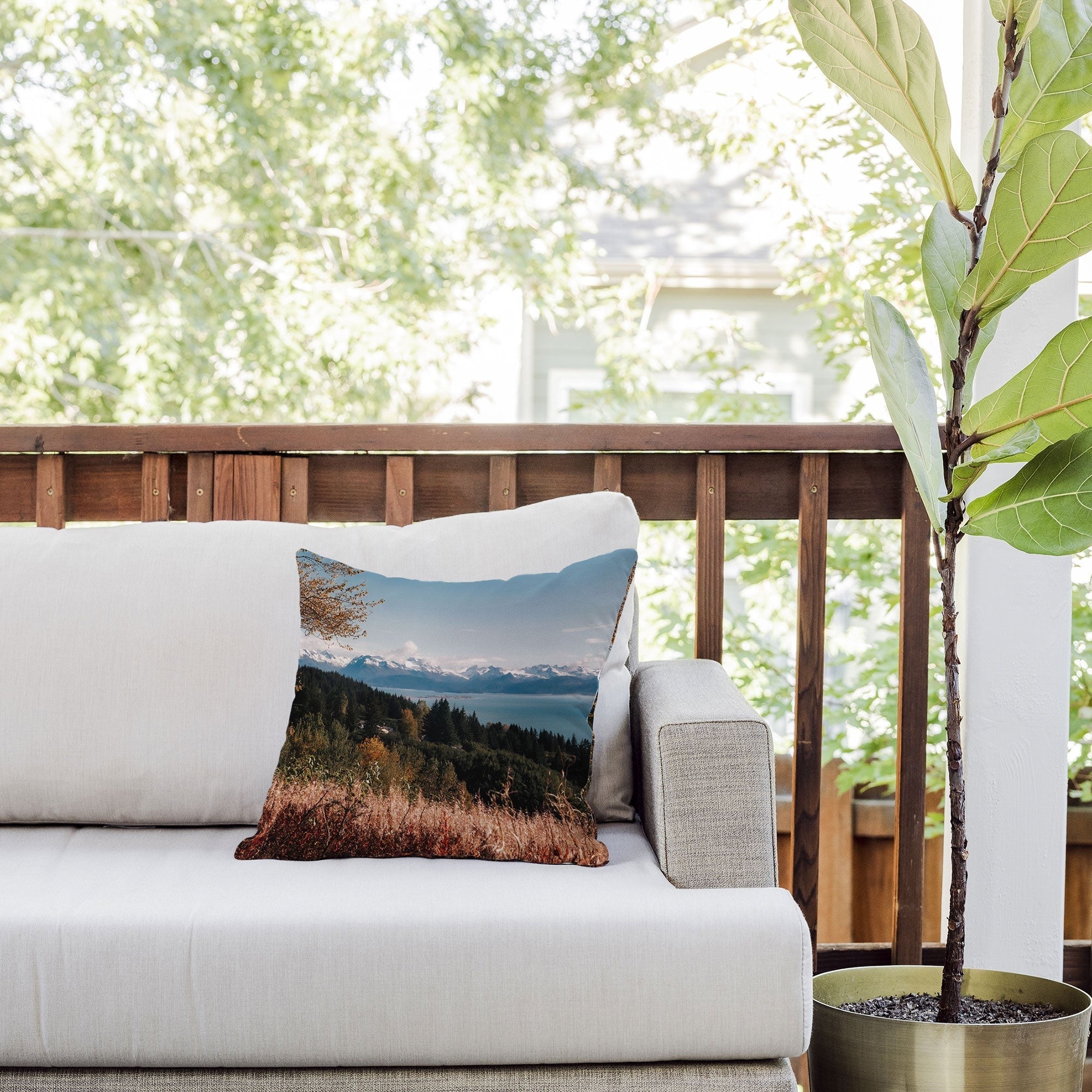 Hannah Kemp Homer Outdoor Throw Pillow