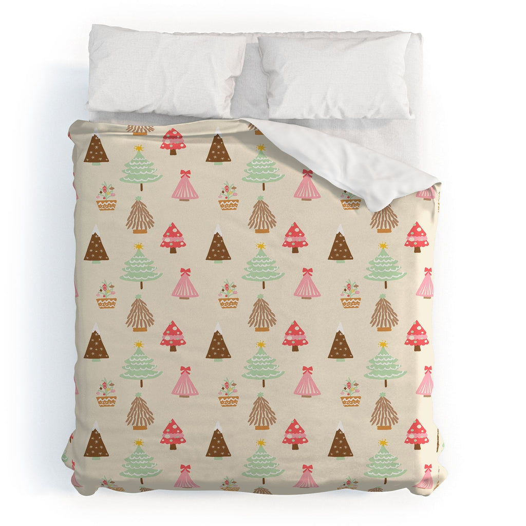 Design by Spark Christmas Tree Delight Duvet Cover