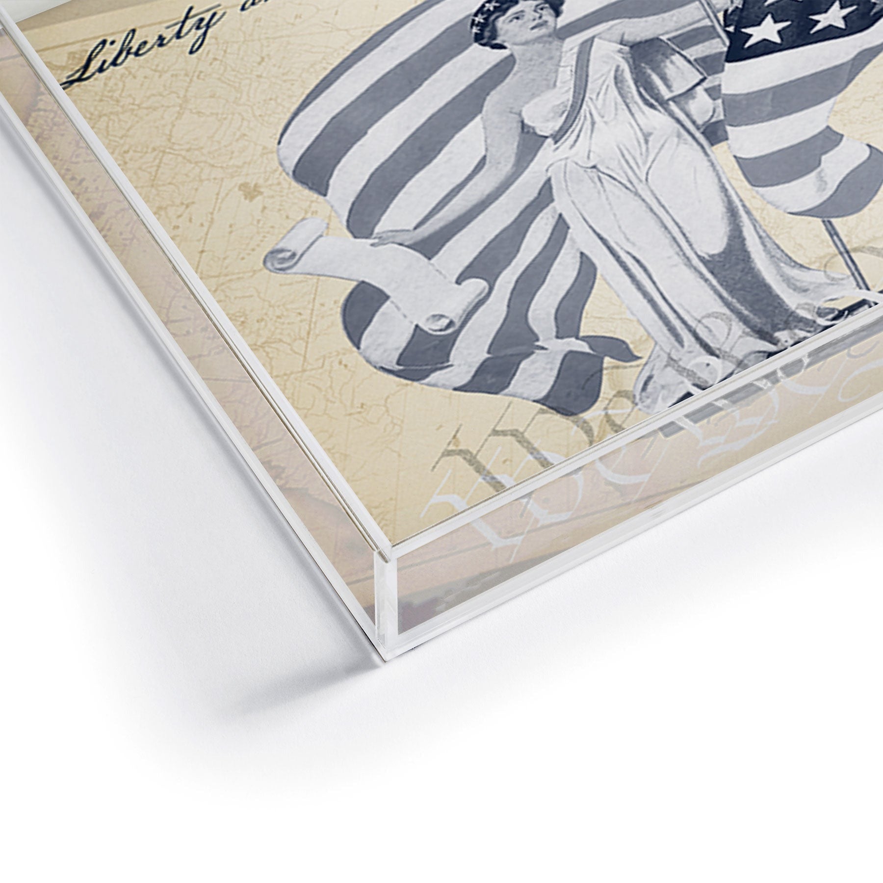 DENY Designs Liberty and Justice Woman Acrylic Tray
