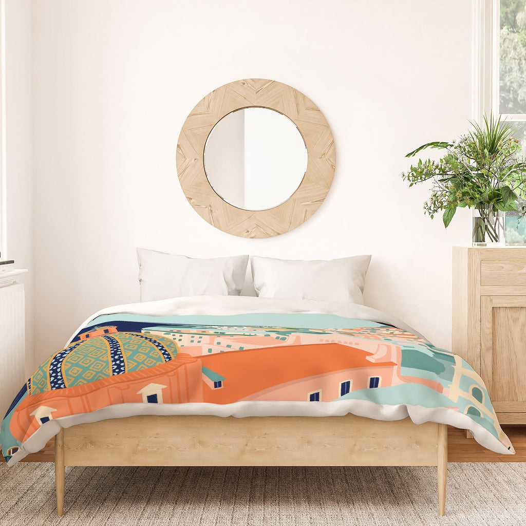 Valeria Frustaci Positano in Italy Duvet Cover