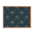 Little Om Pattern Little Moon navy Rectangular Tray