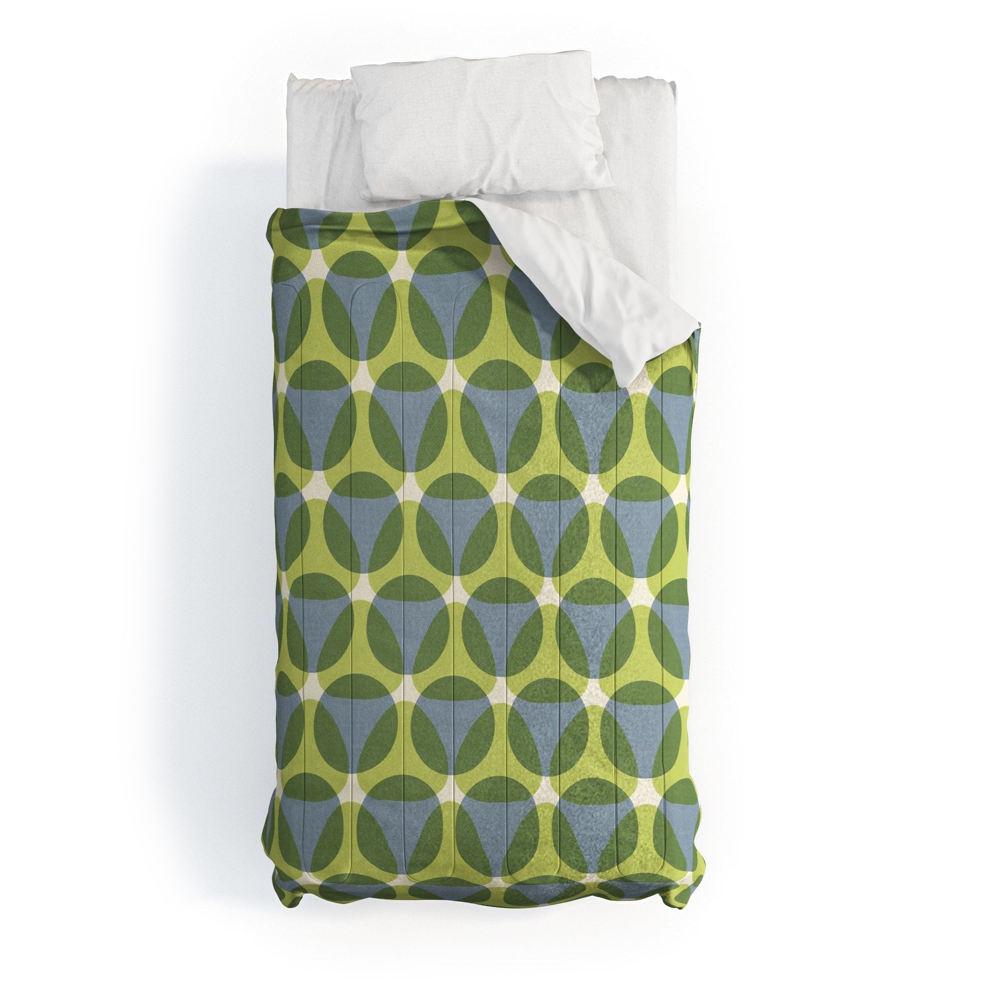 Marta Barragan Camarasa Stylish Retro Circle Comforter