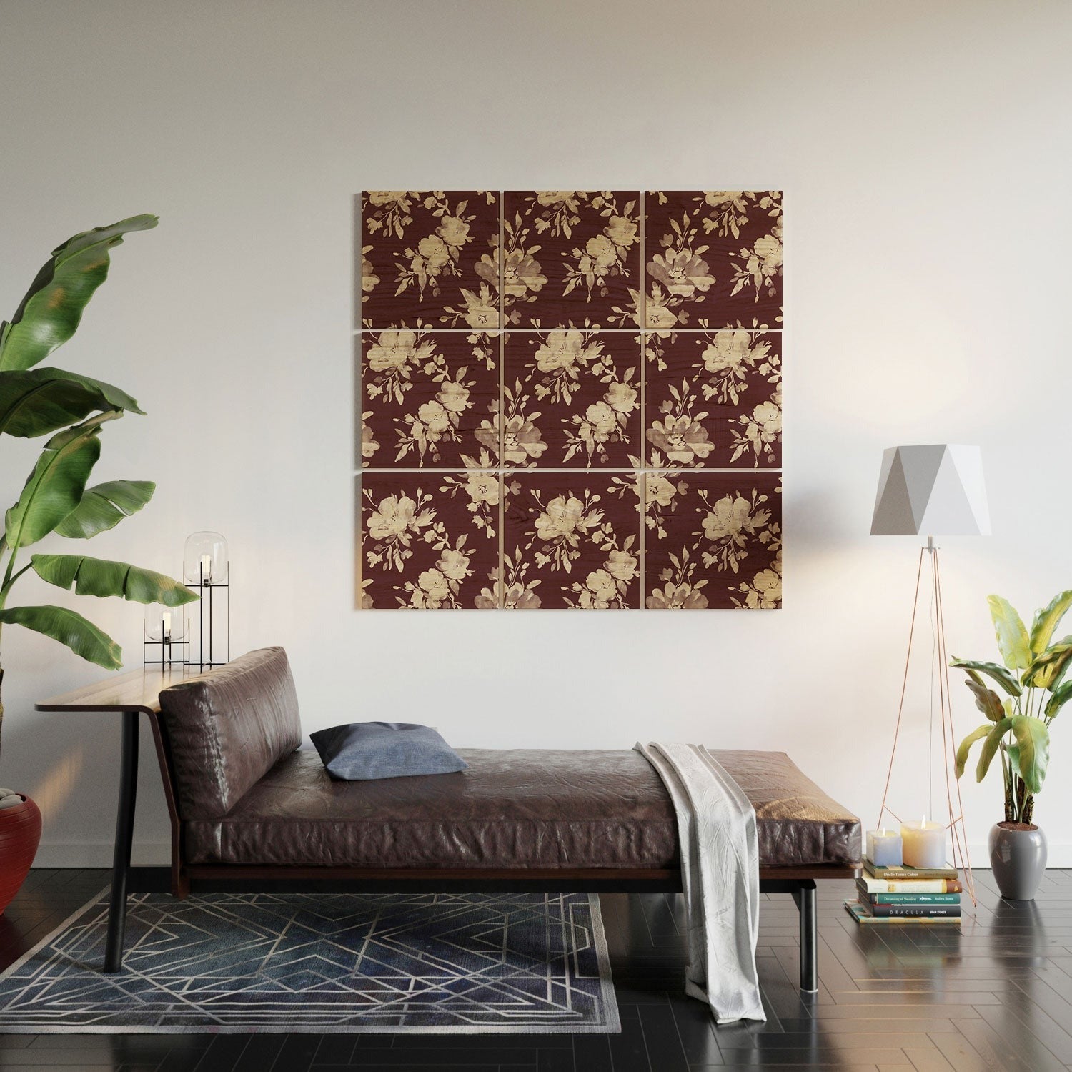 Marta Barragan Camarasa Antique Petal Romance Wood Wall Mural