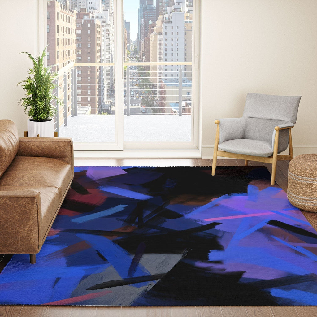 83 Oranges Midnight Sparks Area Rug