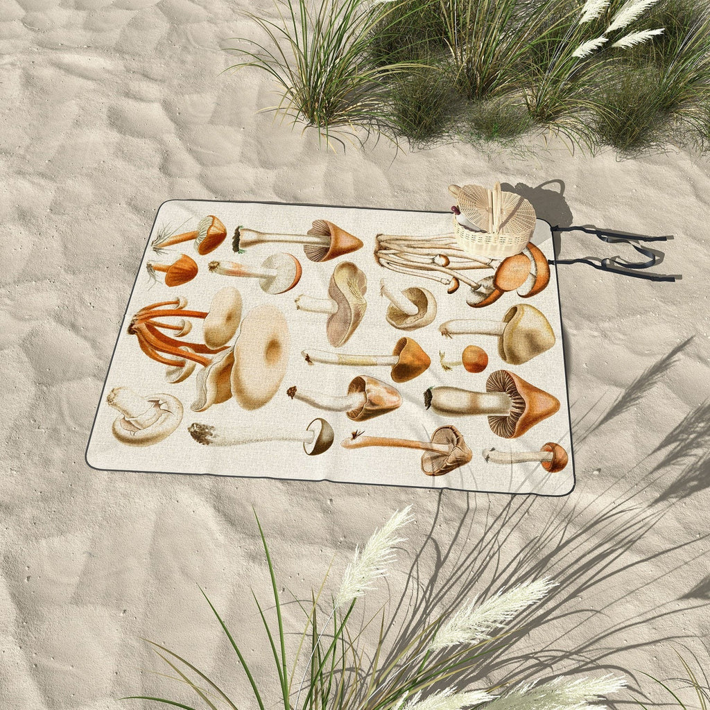 Gal Design Mushrooms Collection Picnic Blanket