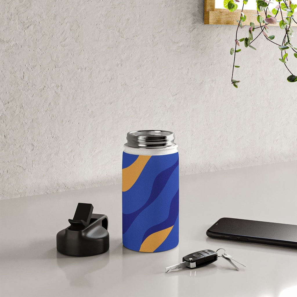Camilla Foss Pebbles in Stream Water Bottle