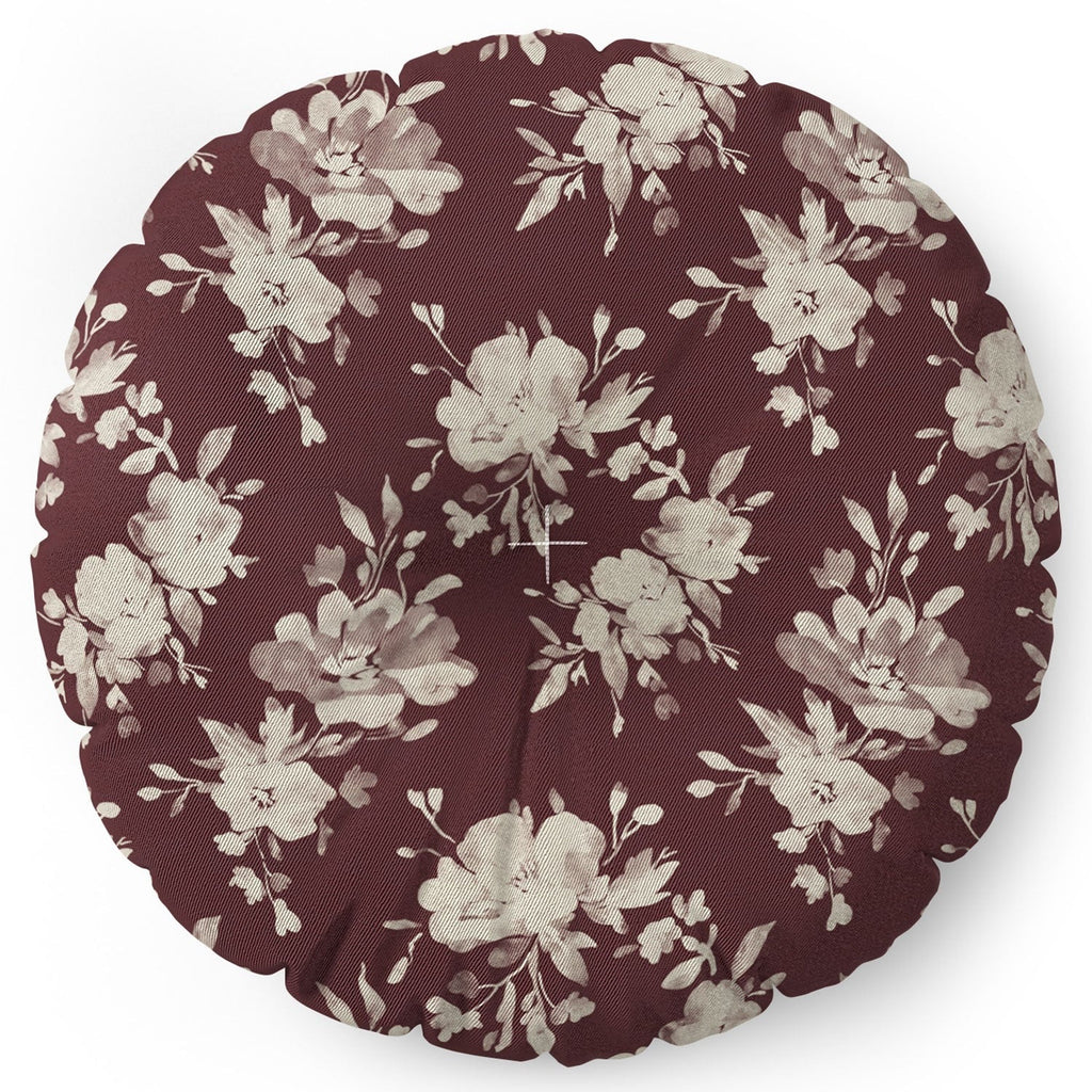 Marta Barragan Camarasa Antique Petal Romance Floor Pillow Round