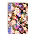 Ninola Design Botanic Retreat Ombre Abstract Watercolor Flowers Pink gold Cutting Board Rectangle