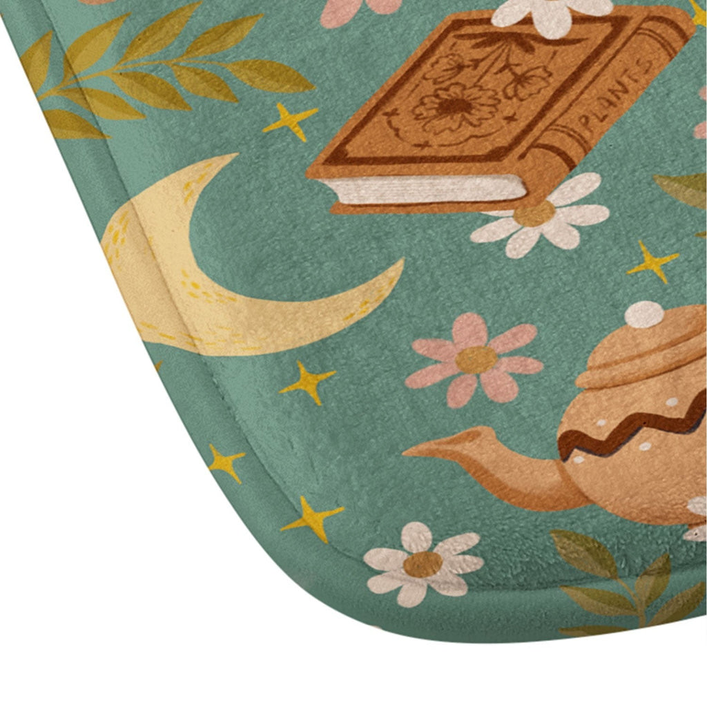 Avenie Moonlit Reading Nook I Memory Foam Bath Mat