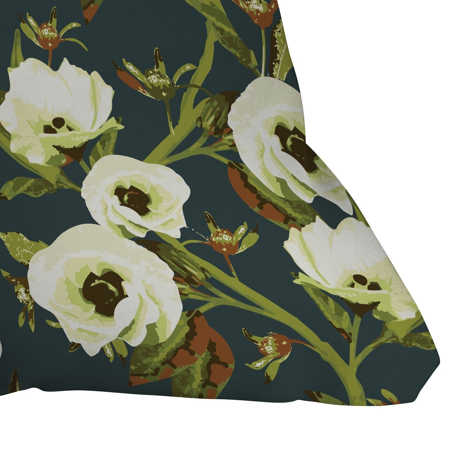 ThirtyOne Illustrations Circa in Olive Outdoor Throw Pillow