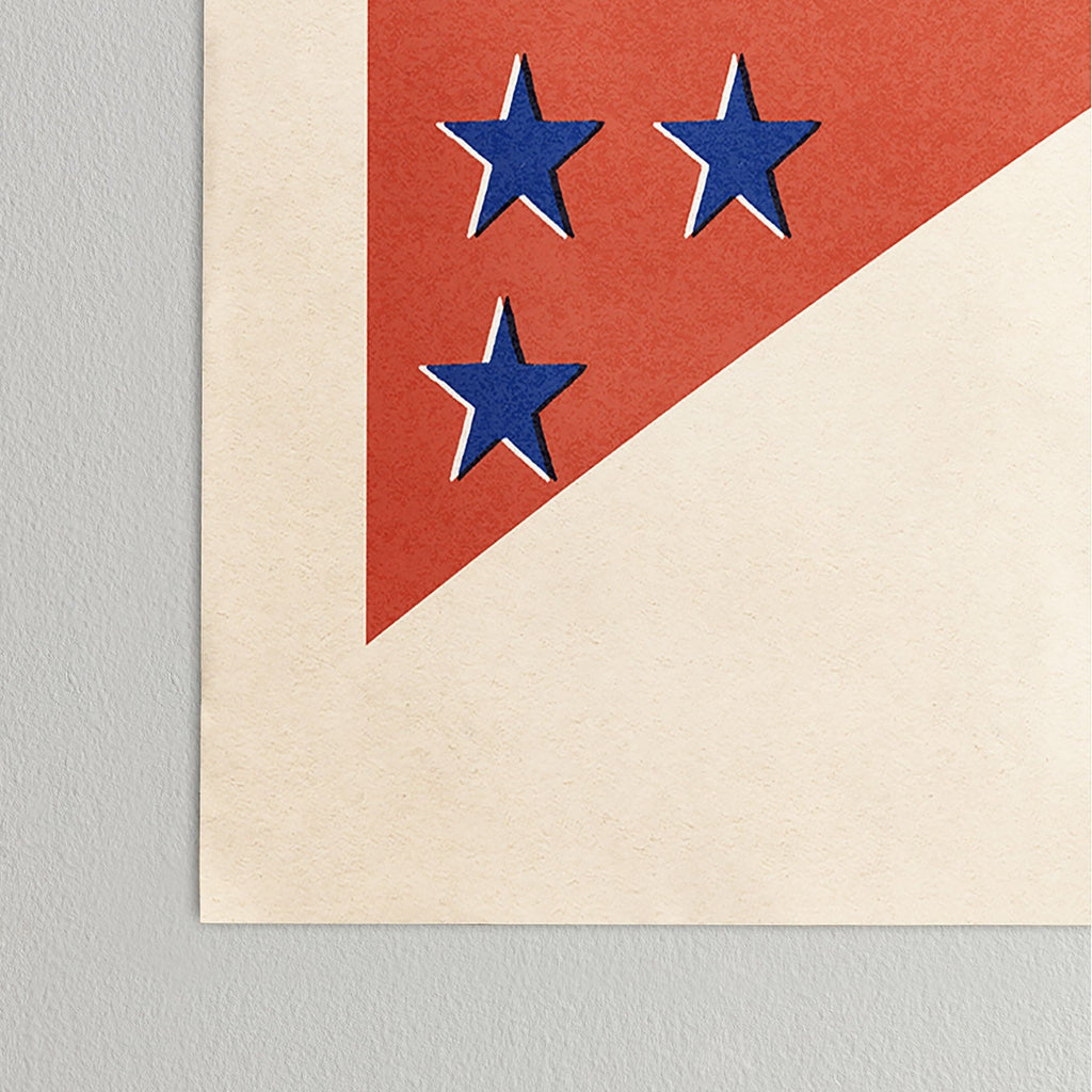 DENY Designs Star Banner Poster