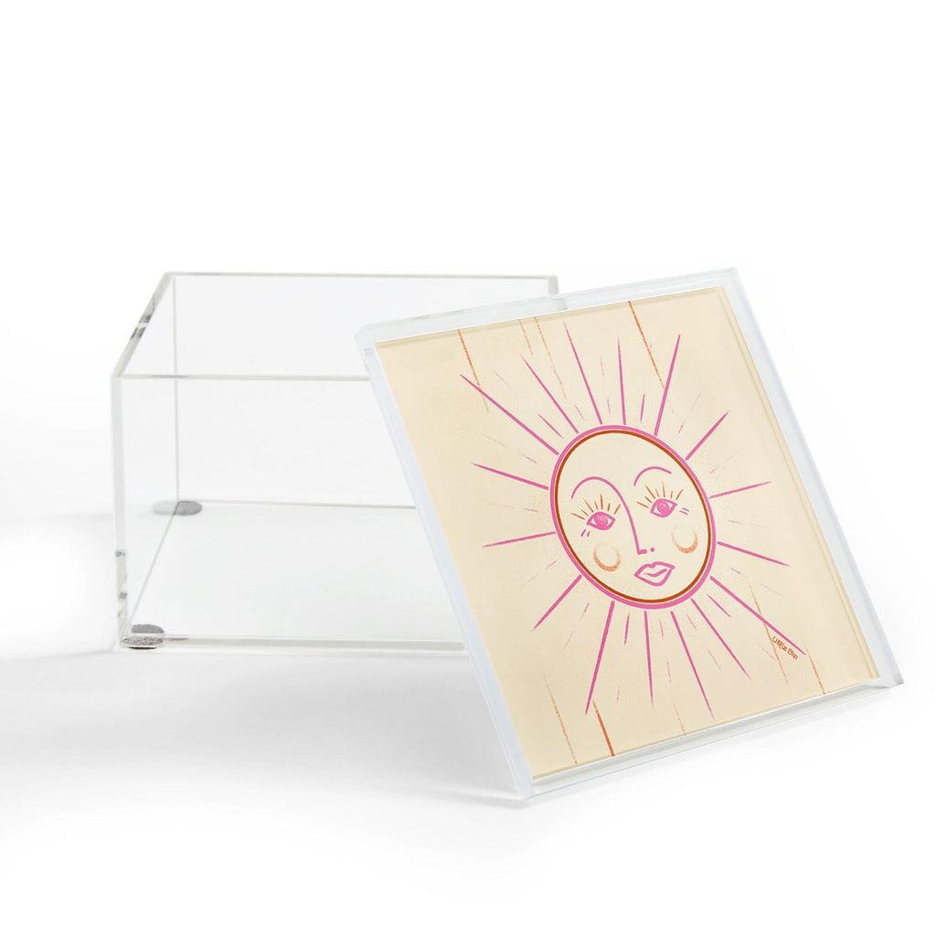 Little Om Celestial Sun cream Acrylic Box