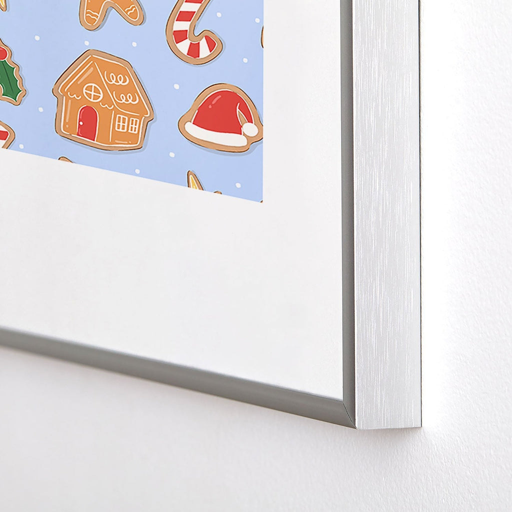 Love_Ryming Christmas Cookies Metal Framed Art Print