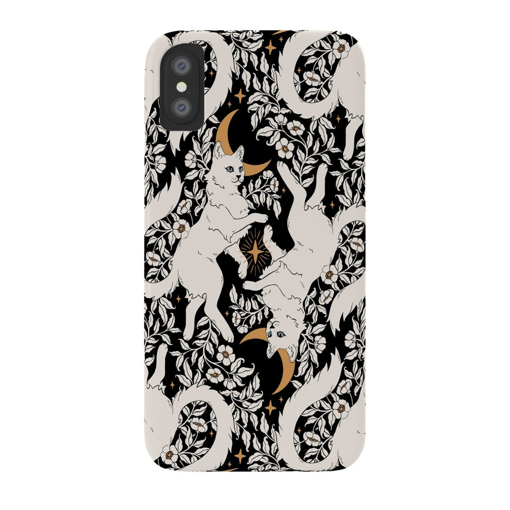 Avenie Celestial Cats Gold Phone Case