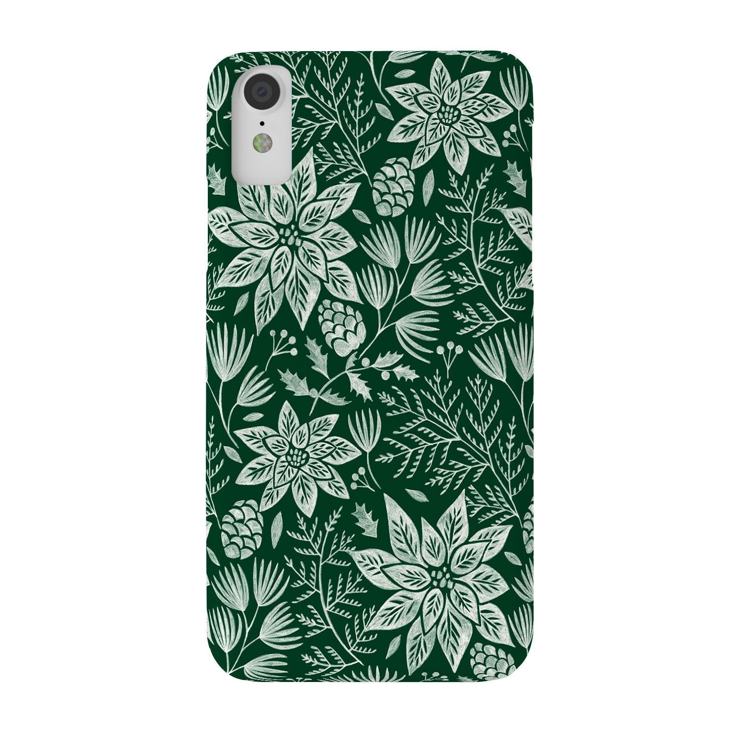 Pimlada Phuapradit Christmas Poinsettia Phone Case
