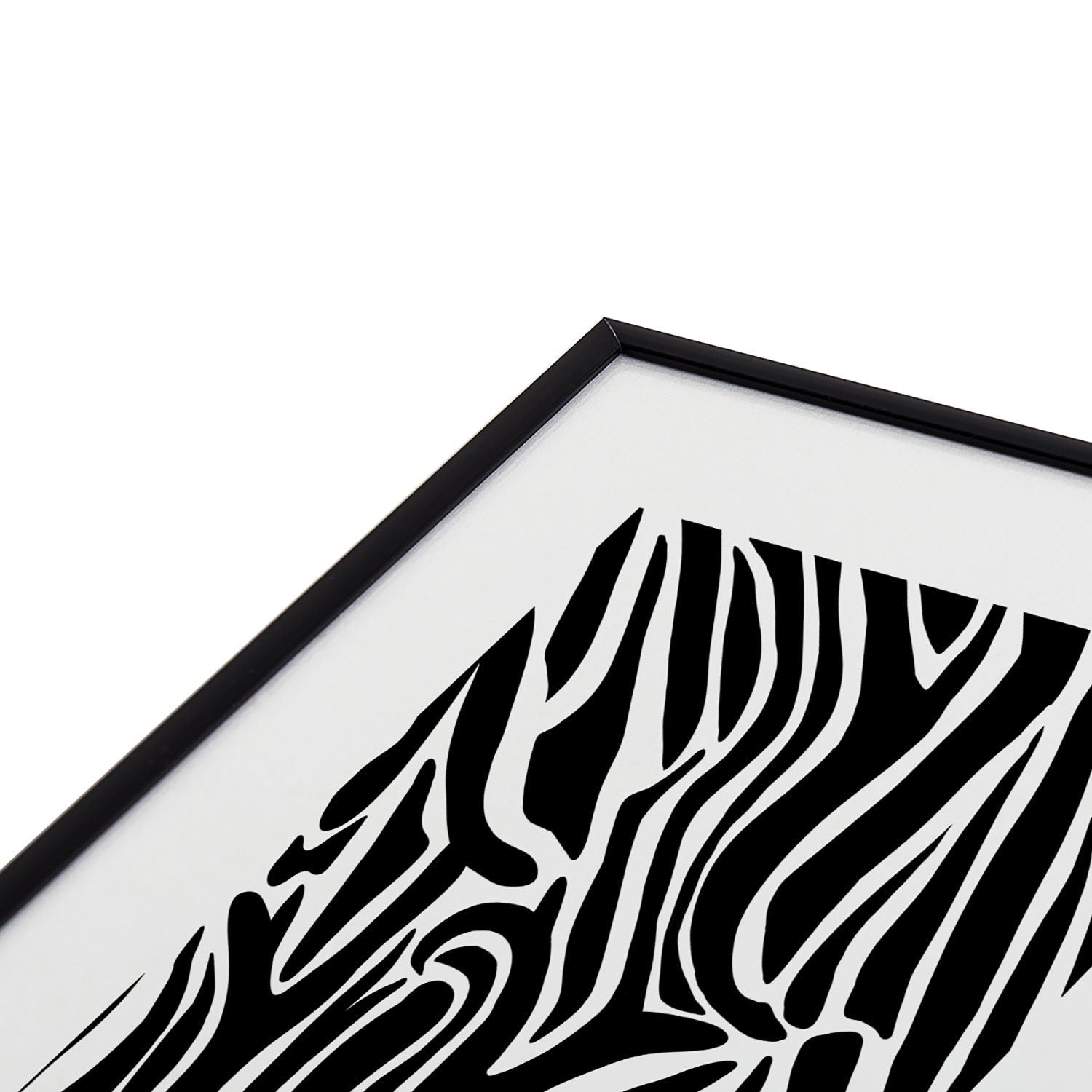 Jennifer Labre Wild Zebra Metal Framed Art Print