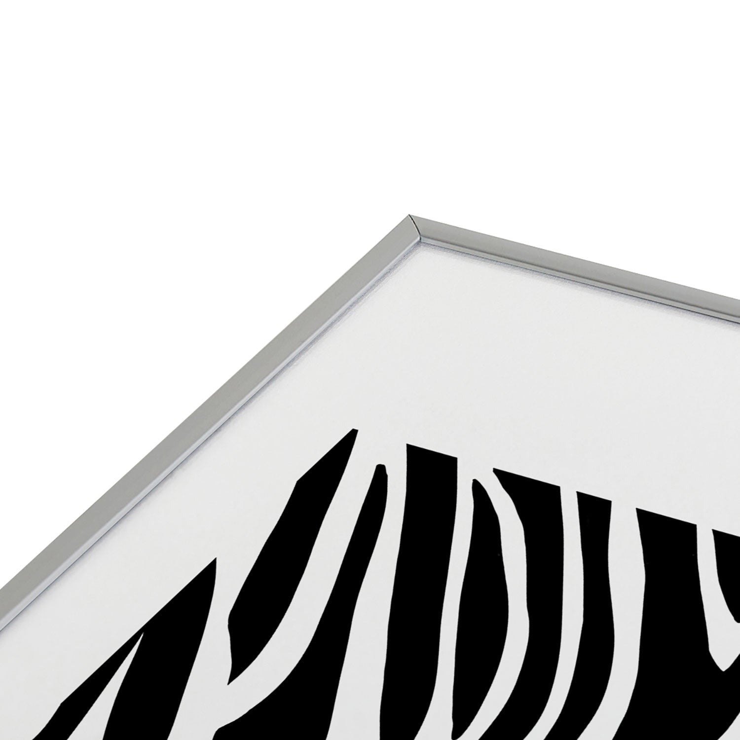 Jennifer Labre Wild Zebra Metal Framed Art Print