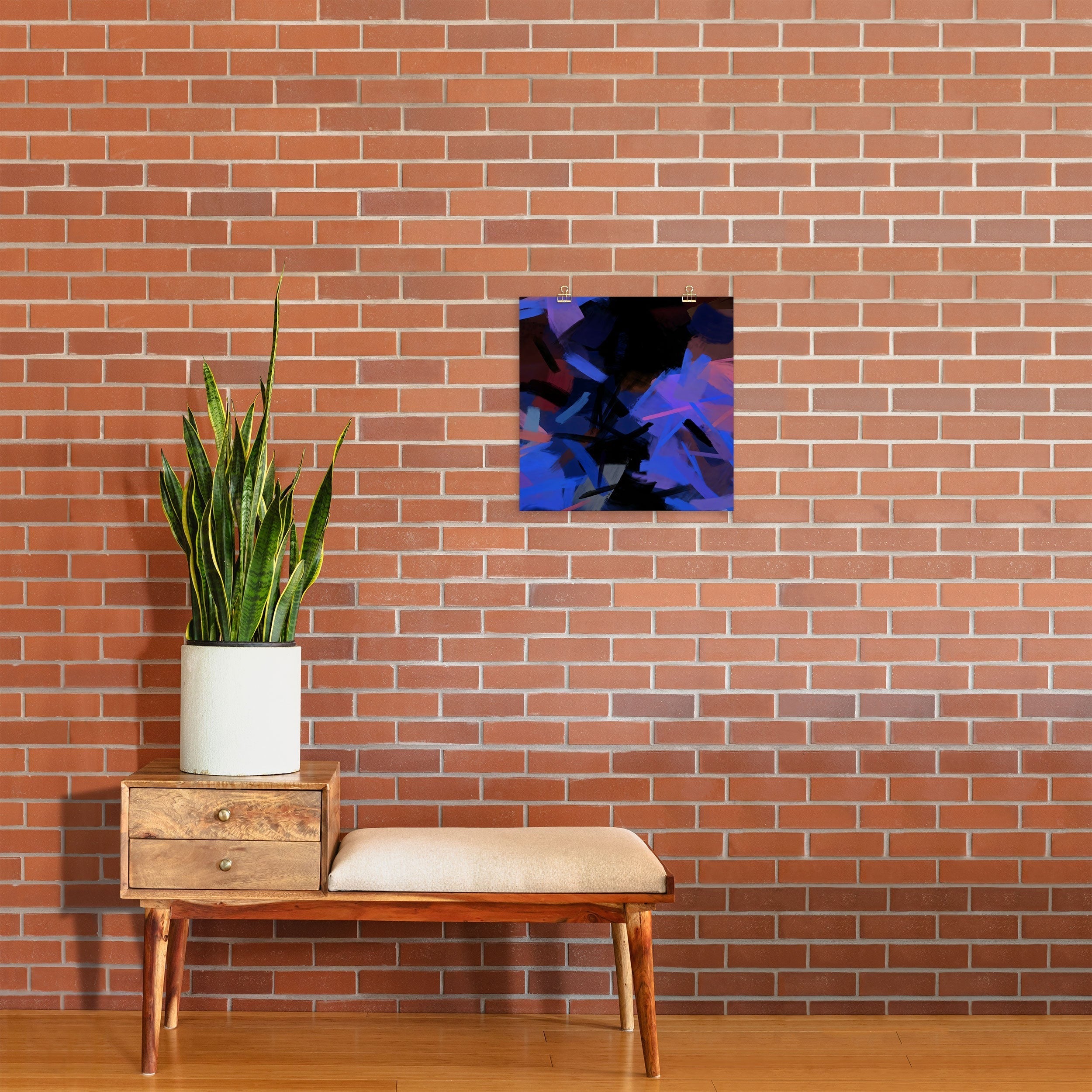 83 Oranges Midnight Sparks Art Print