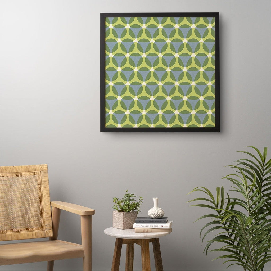 Marta Barragan Camarasa Stylish Retro Circle Framed Wall Art