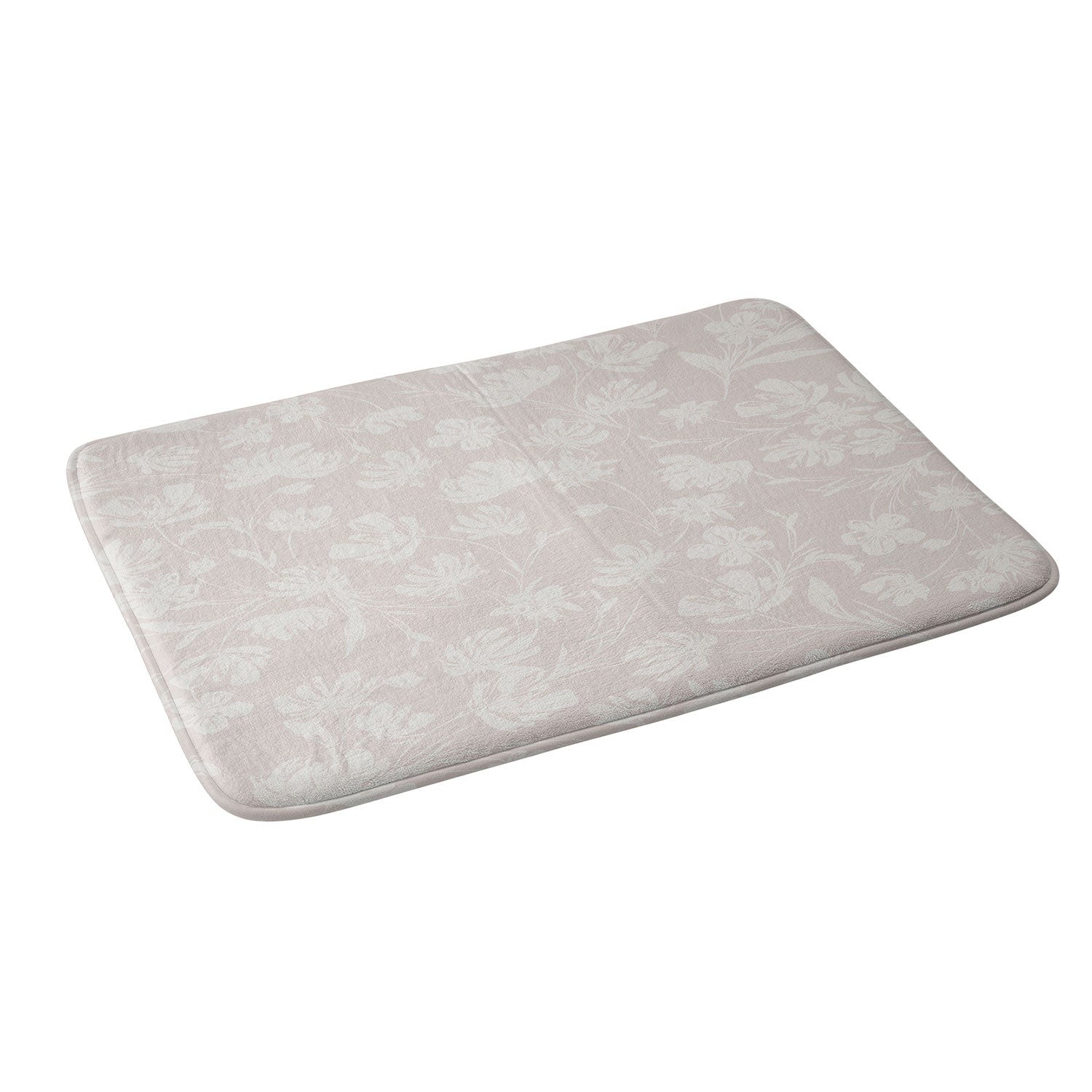 Gabriela Fuente Martine Neutral Memory Foam Bath Mat